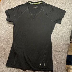 Smartwool Women's Short Sleeve Black Tee